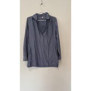 J.Crew Denim Shirt Women’s Size Small Blue Chambray Long Sleeve Casual 1785